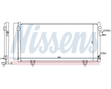 Condenseur, climatisation 940257 Nissens, Image 2