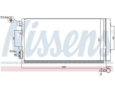 Condenseur, climatisation 940259 Nissens, Image 2