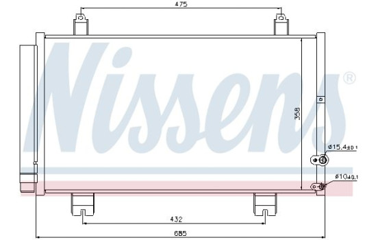 Condenseur, climatisation 940261 Nissens, Image 5
