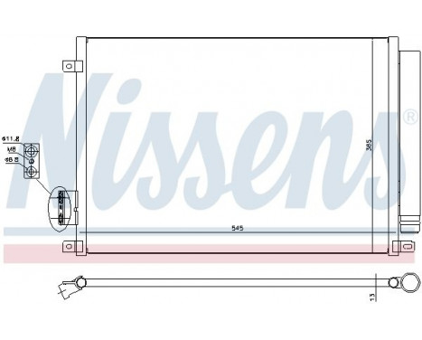 Condenseur, climatisation 940280 Nissens, Image 6