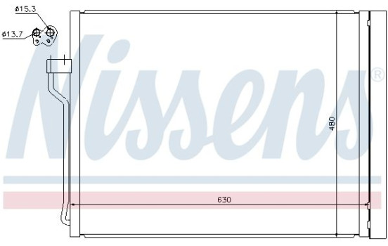 Condenseur, climatisation 940288 Nissens, Image 2