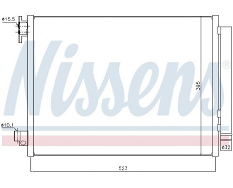 Condenseur, climatisation 940321 Nissens, Image 6