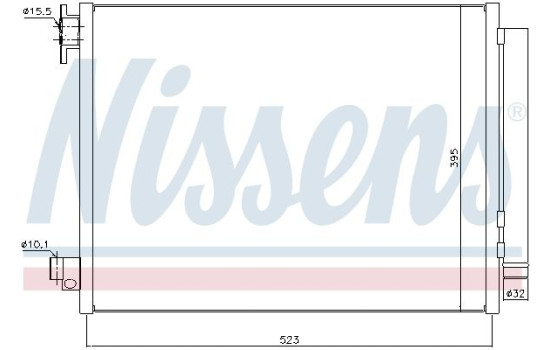 Condenseur, climatisation 940321 Nissens, Image 2