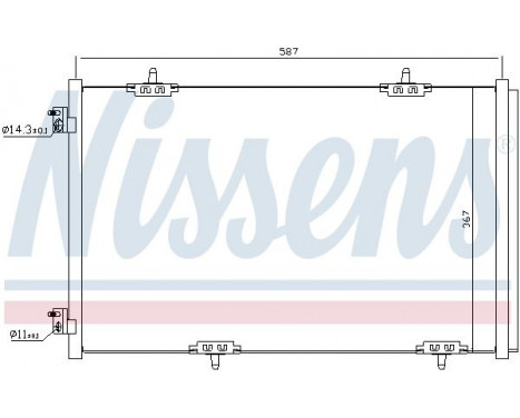 Condenseur, climatisation 940333 Nissens, Image 6