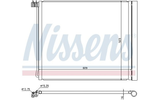 Condenseur, climatisation 940339 Nissens, Image 2