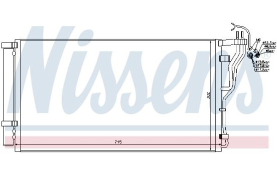 Condenseur, climatisation 940347 Nissens, Image 6