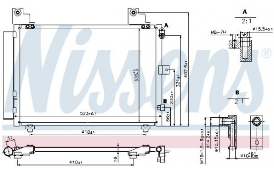 Condenseur, climatisation 940359 Nissens, Image 6