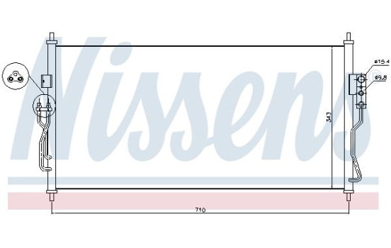 Condenseur, climatisation 940363 Nissens