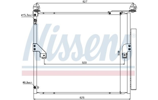 Condenseur, climatisation 940367 Nissens, Image 6