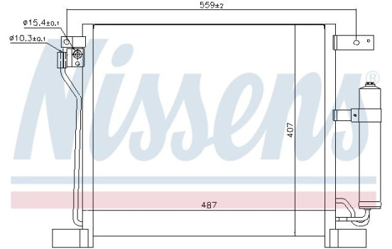 Condenseur, climatisation 940384 Nissens, Image 6