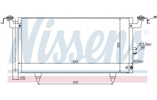 Condenseur, climatisation 940399 Nissens