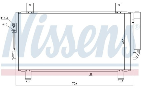 Condenseur, climatisation 940435 Nissens, Image 2