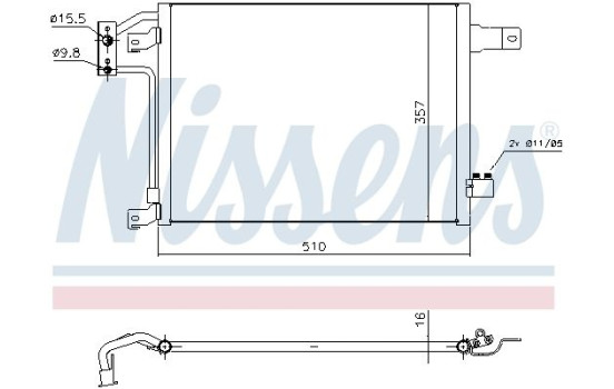 Condenseur, climatisation 940442 Nissens, Image 5