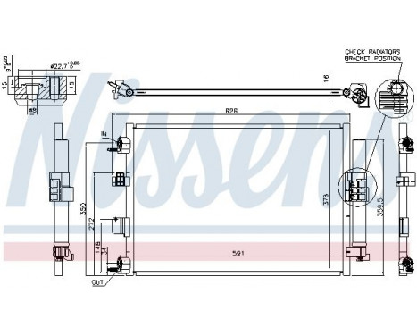 Condenseur, climatisation 940463 Nissens, Image 7