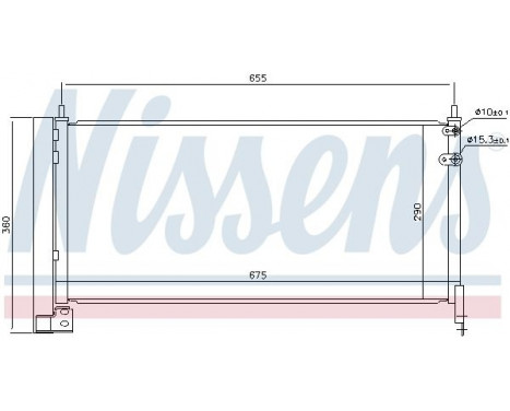 Condenseur, climatisation 940487 Nissens, Image 5