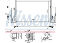 Condenseur, climatisation 940556 Nissens