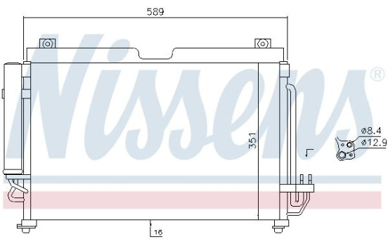 Condenseur, climatisation 940559 Nissens, Image 5