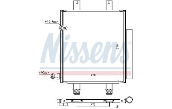 Condenseur, climatisation 940561 Nissens, Image 5