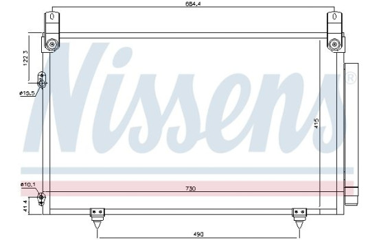 Condenseur, climatisation 940566 Nissens, Image 5