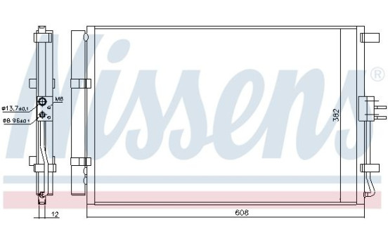 Condenseur, climatisation 940573 Nissens, Image 5