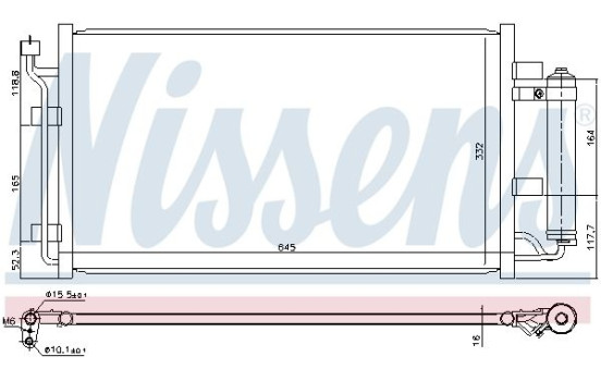 Condenseur, climatisation 940582 Nissens, Image 6