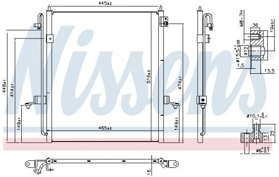 Condenseur, climatisation 940610 Nissens, Image 6