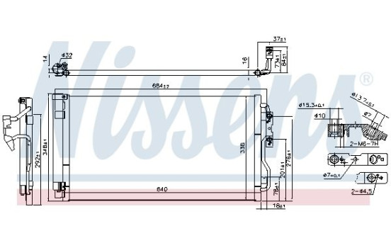 Condenseur, climatisation 940628 Nissens, Image 6