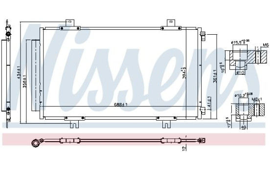Condenseur, climatisation 940746 Nissens, Image 6