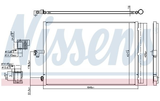 Condenseur, climatisation 940780 Nissens, Image 5