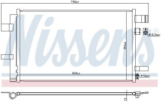 Condenseur, climatisation 940933 Nissens