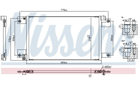 Condenseur, climatisation 940991 Nissens, Image 6