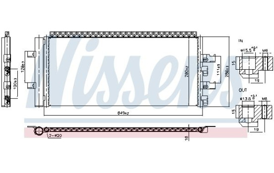 Condenseur, climatisation 940997 Nissens, Image 7