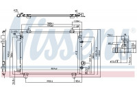 Condenseur, climatisation 941030 Nissens