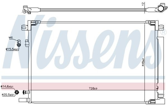 Condenseur, climatisation 941225 Nissens
