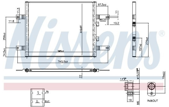Condenseur, climatisation 941307 Nissens, Image 6