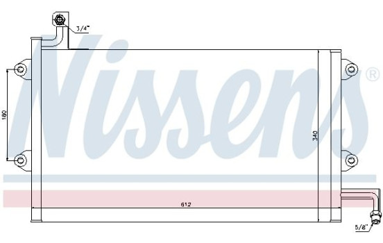 Condenseur, climatisation 94164 Nissens, Image 5