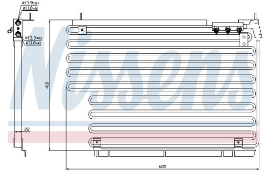 Condenseur, climatisation 94216 Nissens, Image 5