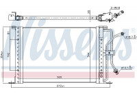 Condenseur, climatisation 94277 Nissens