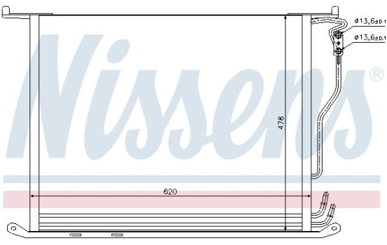 Condenseur, climatisation 94380 Nissens