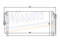 Condenseur, climatisation 94554 Nissens