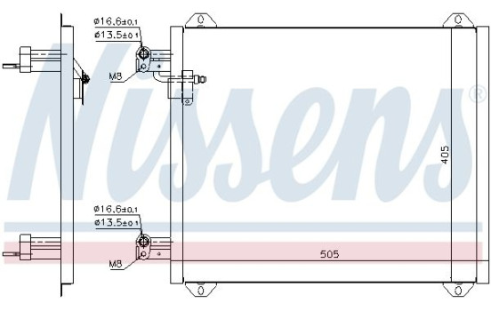 Condenseur, climatisation 94584 Nissens, Image 6