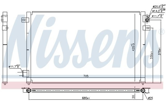 Condenseur, climatisation 94717 Nissens, Image 5