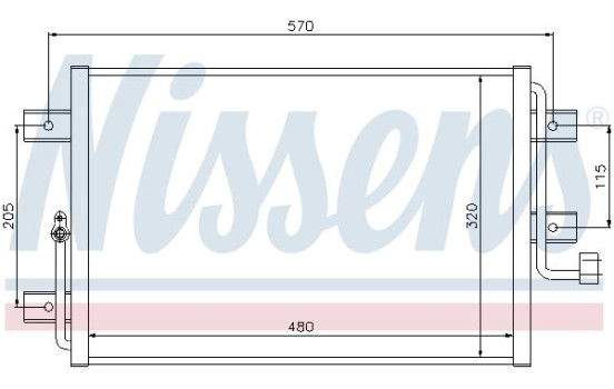 Condenseur, climatisation 94825 Nissens, Image 5