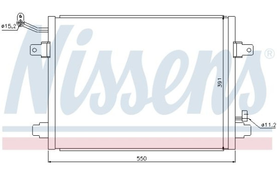 Condenseur, climatisation 94835 Nissens, Image 6