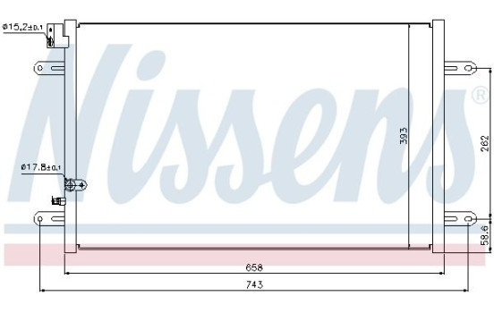 Condenseur, climatisation 94854 Nissens, Image 6