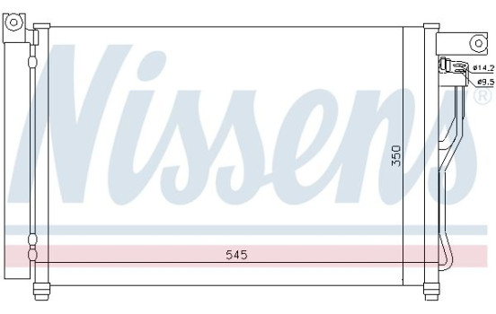 Condenseur, climatisation 94895 Nissens, Image 3