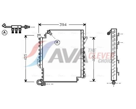 Condenseur, climatisation AI5119 Ava Quality Cooling