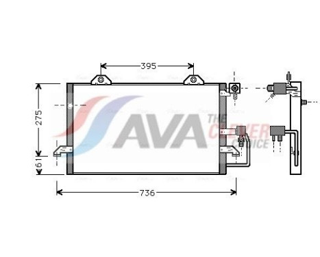 Condenseur, climatisation AI5121 Ava Quality Cooling