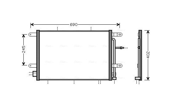 Condenseur, climatisation AI5239 Ava Quality Cooling