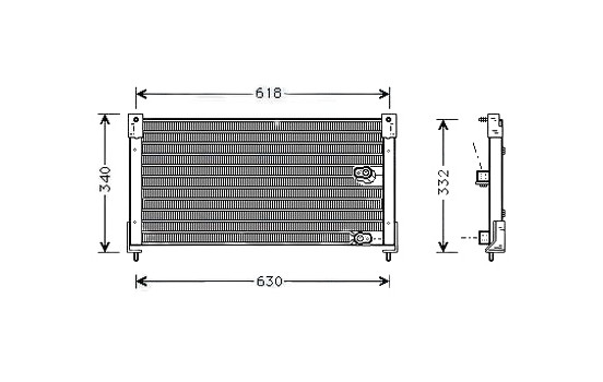 Condenseur, climatisation AU5116 Ava Quality Cooling